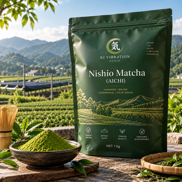 Nishio Matcha from Aichi wholesale packaging